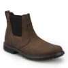 Mens Timberland Earthkeepers Chelsea Boot -Men Clothing Sale TA99111BURNISHEDDARKBROWN