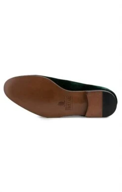 Mens Velvet Tassel Slipper -Men Clothing Sale TA99140DARKGREEN 2