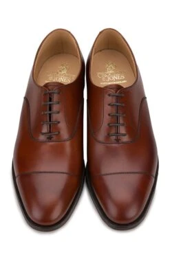 Mens Crockett And Jones Connaught Leather Shoe -Men Clothing Sale TA99223CHESTNUT 4