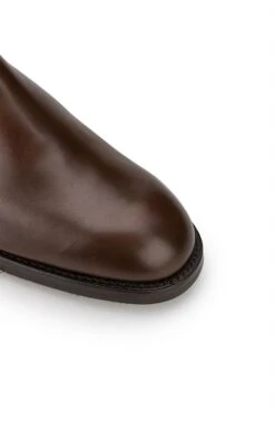 Mens Crockett And Jones Leather Chelsea Boot -Men Clothing Sale TA99229DKBROWN 3