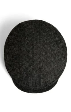 Men's Tweed Bond Cap -Men Clothing Sale TE03429CHARCOALHB 1