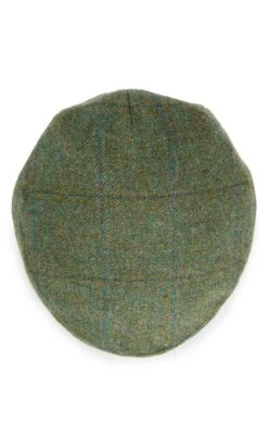 Scottish Saxony Tweed Hereford Cap -Men Clothing Sale TE03485LOVATGREENSKYWP 1
