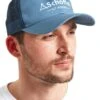 Men's Schoffel Fly Fishing Trucker Cap -Men Clothing Sale TE23401RIVERBLUE