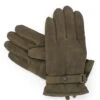 Barbour Leather Thinsulate Gloves -Men Clothing Sale TG01248OLIVE
