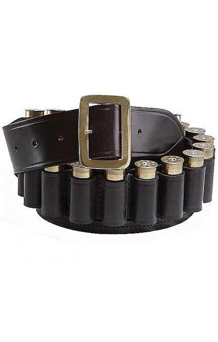 Mens Croots Bridle Leather 20G Cartridge Belt 3 Mens Croots Bridle Leather 20G Cartridge Belt