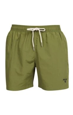 Men's Barbour Essential Logo 5” Swim Shorts 7 Men's Barbour Essential Logo 5” Swim Shorts -Men Clothing Sale TP22008OLIVE 2