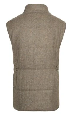 Men's Tweed Tipped Gilet -Men Clothing Sale TR12309LOVATBROWNHB 3