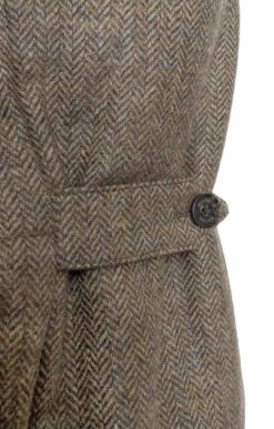 Men's Tweed Tipped Gilet -Men Clothing Sale TR12309LOVATBROWNHB 4