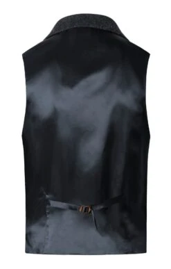 Men's Kilt Single Breasted Waistcoat -Men Clothing Sale TR12311CHARCOALHB 1