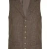 Men's Kilt Single Breasted Waistcoat -Men Clothing Sale TR12311DEEPCARAMELBCORN