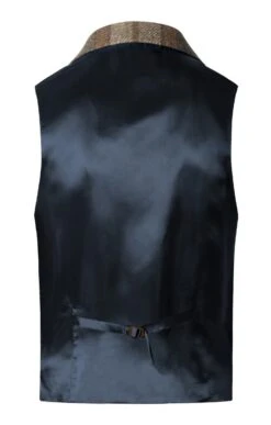 Men's Kilt Single Breasted Waistcoat -Men Clothing Sale TR12311DENIMFORESTCHK 1