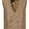 Men's Double Breasted Linen Waistcoat -Men Clothing Sale TR20017HESSIAN