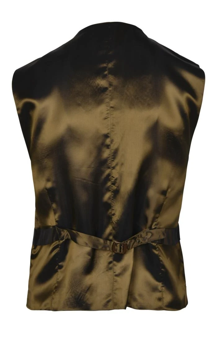 Men's Double Breasted Linen Waistcoat 4 Men's Double Breasted Linen Waistcoat - Image 2