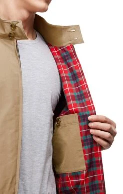 Men’s G9 Harrington Jacket -Men Clothing Sale TR23003TAN 2