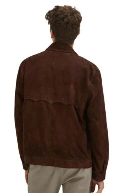 Men’s Suede Overshirt -Men Clothing Sale TR23005CHOCOLATE 1