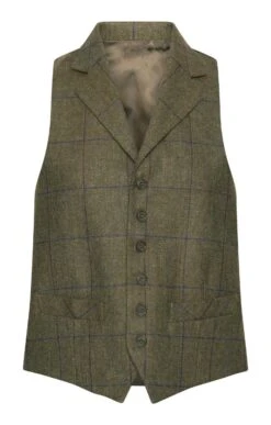 Men's Saxony Tweed Waistcoat -Men Clothing Sale TR30375MOORLANDHEATHERWP 1
