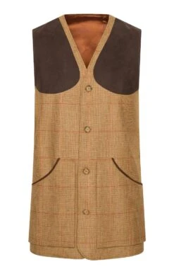 Tweed Shooting Waistcoat -Men Clothing Sale TR30400RUSTBRNNAILHD 1