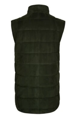 Men's Goat Suede Quilted Waistcoat -Men Clothing Sale TR30840OLIVE 1