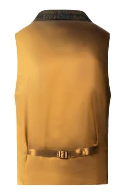 Men's Single Breasted Harris Tweed Waistcoat 9 Men's Single Breasted Harris Tweed Waistcoat -Men Clothing Sale TR40603HIGHLANDBARK 1