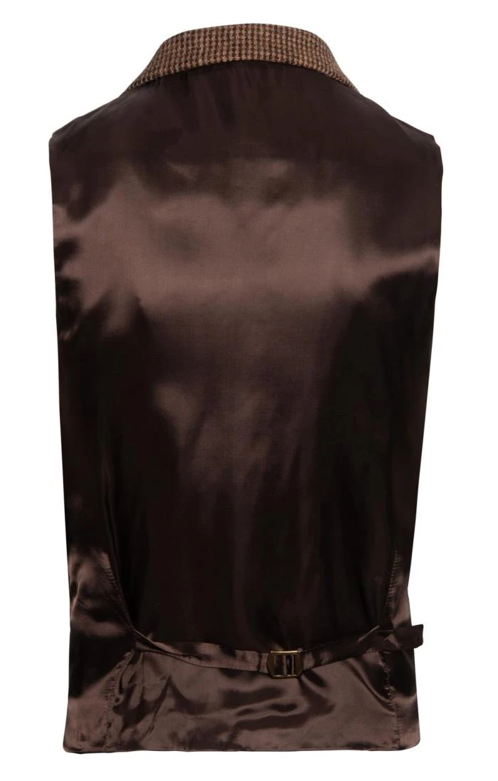 Men's Single Breasted Harris Tweed Waistcoat 7 Men's Single Breasted Harris Tweed Waistcoat - Image 5