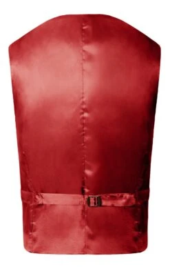 Men's Double Breasted Plaid Waistcoat -Men Clothing Sale TR40660MUTEDRED 2