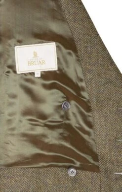 Men's Double Breasted Tweed Waistcoat -Men Clothing Sale TR40675LOVATBRNHB 4