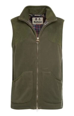Men's Barbour Dunmoor Fleece Gilet -Men Clothing Sale TS01424OLIVE 3