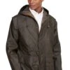 Barbour Classic Durham Waxed Jacket -Men Clothing Sale TS01425OLIVE