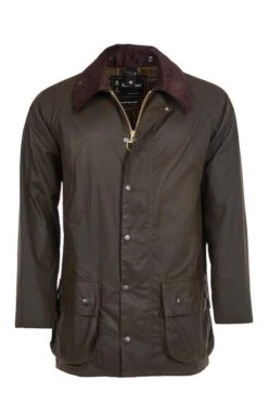 Barbour Classic Beaufort Jacket -Men Clothing Sale TS01446OLIVE 4