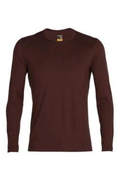 Mens Icebreaker Oasis Long Sleeve Crew Neck -Men Clothing Sale TS05000ESPRESSO 3