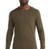 Mens Icebreaker Oasis Long Sleeve Crew Neck 2 Mens Icebreaker Oasis Long Sleeve Crew Neck -Men Clothing Sale TS05000LODEN