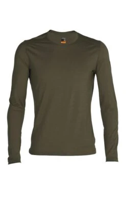 Mens Icebreaker Oasis Long Sleeve Crew Neck -Men Clothing Sale TS05000LODEN 2