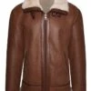Men’s Dustin Sheepskin Jacket -Men Clothing Sale TS08005COGNAC