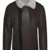 Men's Duke Sheepskin Jacket 1 Men's Duke Sheepskin Jacket -Men Clothing Sale TS08006DKBROWN