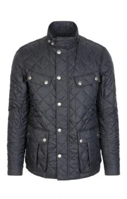 Barbour International Ariel Quilt Jacket -Men Clothing Sale TS10098BLACK 2