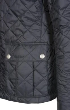 Barbour International Ariel Quilt Jacket -Men Clothing Sale TS10098BLACK 4