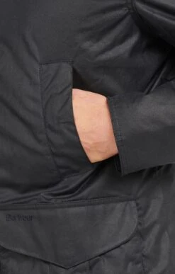 Men's Barbour Hereford Wax Jacket -Men Clothing Sale TS10480NAVY 4