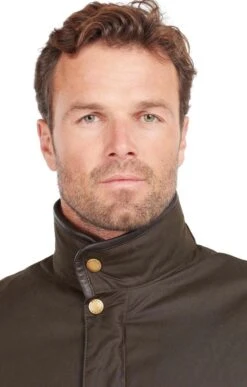 Men's Barbour Hereford Wax Jacket -Men Clothing Sale TS10480OLIVE 2