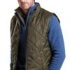 Barbour Finn Quilted Gilet -Men Clothing Sale TS10491OLIVE