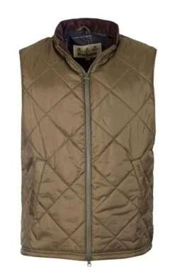 Barbour Finn Quilted Gilet -Men Clothing Sale TS10491OLIVE 1