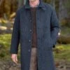 Men's Harris Tweed Raglan Coat -Men Clothing Sale TS12395DENIMHB