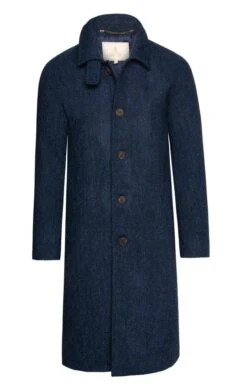 Men's Harris Tweed Raglan Coat -Men Clothing Sale TS12395DENIMHB 1