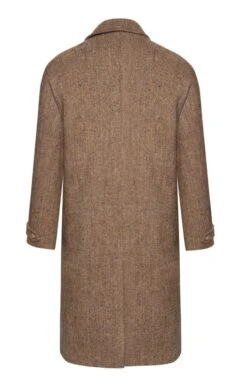 Men's Harris Tweed Raglan Coat -Men Clothing Sale TS12395OATMEALHB 2