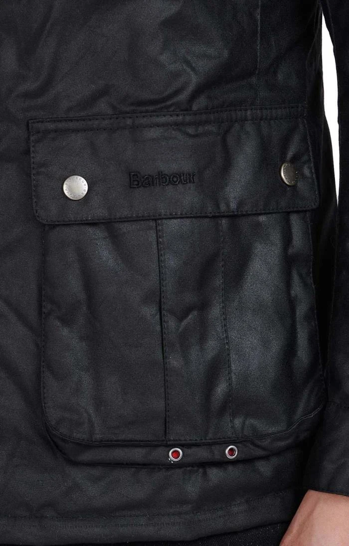 Mens Barbour International Duke Wax Jacket 6 Mens Barbour International Duke Wax Jacket - Image 4