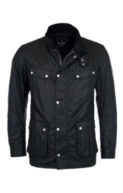 Mens Barbour International Duke Wax Jacket 15 Mens Barbour International Duke Wax Jacket -Men Clothing Sale TS15147BLACK 4