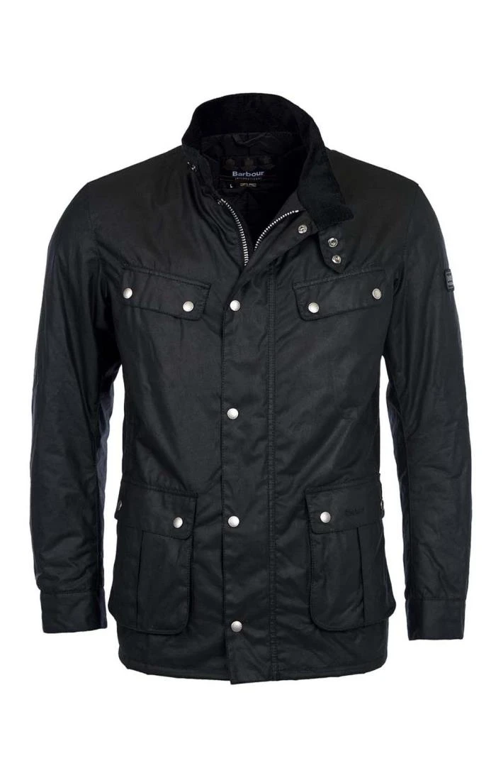 Mens Barbour International Duke Wax Jacket 7 Mens Barbour International Duke Wax Jacket - Image 5