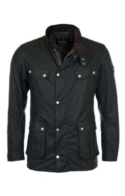 Mens Barbour International Duke Wax Jacket 19 Mens Barbour International Duke Wax Jacket -Men Clothing Sale TS15147SAGE 4