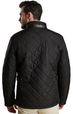 Mens Barbour Powell Quilted Jacket -Men Clothing Sale TS15149BLACK 4