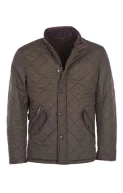 Mens Barbour Powell Quilted Jacket -Men Clothing Sale TS15149OLIVE 1