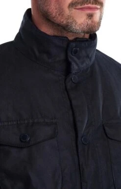 Men's Barbour Ogston Wax Jacket 9 Men's Barbour Ogston Wax Jacket -Men Clothing Sale TS19882NAVY 2
